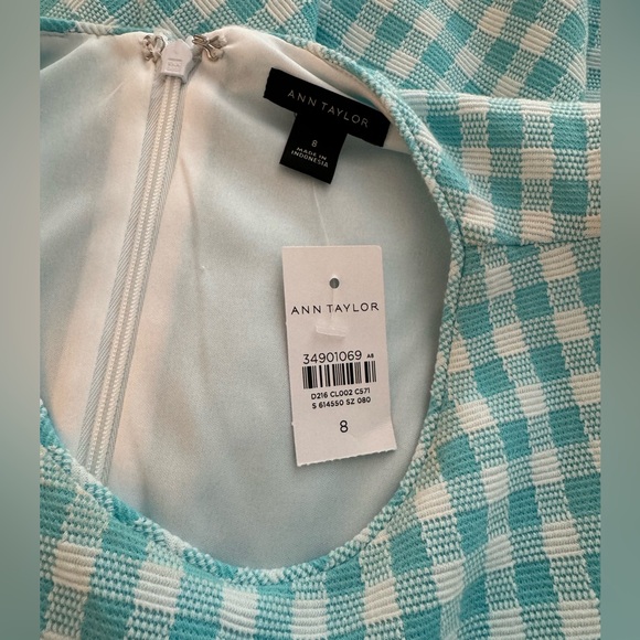 Ann Taylor - Sleeveless Gingham dress (8) - Picture 4 of 4